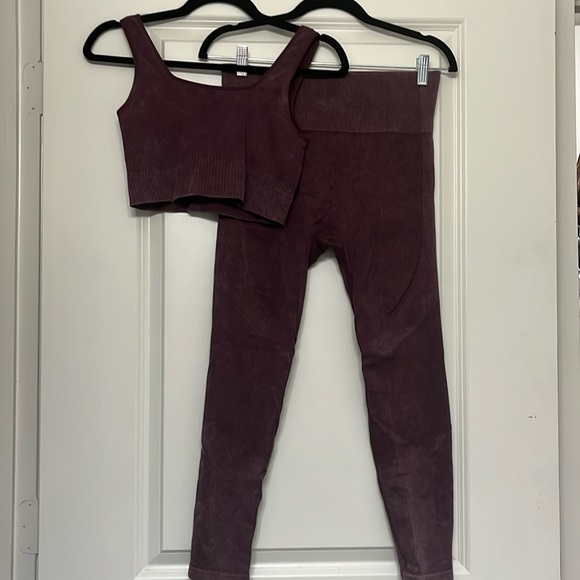 JoyLab Pants & Jumpsuits Joy Lab Ribbed Workout Set Poshmark